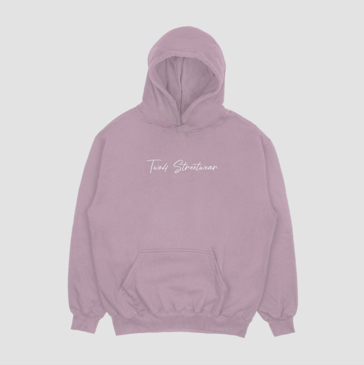 Two4 Streetwear Hoodie - Washed Pink