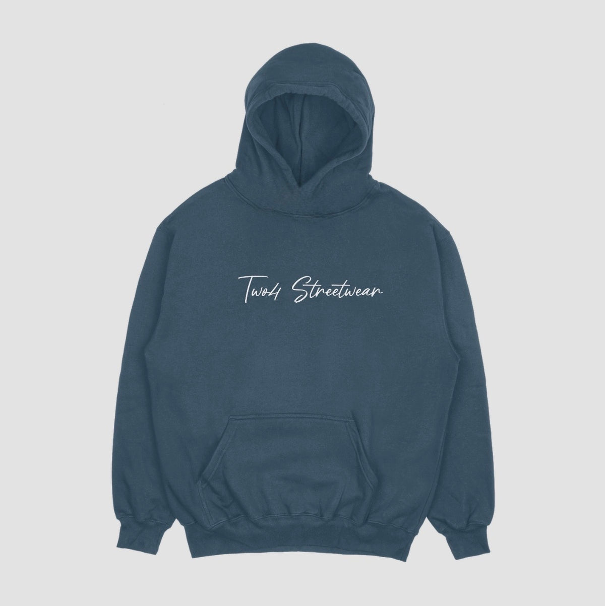 Two4 Streetwear Hoodie - Grey Blue